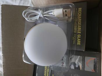 Product Review of โคมไฟเต้นท์ ไฟฉุกเฉิน ทรงซาลาเปา ชาร์จใหม่ได้ แสง LED ปรับระดับได้ สว่างมาก รุ่นใส่ถ่าน AAA from U**u 2