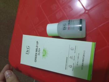 Product Review of (Quà tặng 1 Nước tẩy trang 30ml)Kem chống nắng thuần vật lý cho da nhạy cảm Dr.G Green Mild Up Sun+ SPF50+ PA++++ 50ml from X**n 1