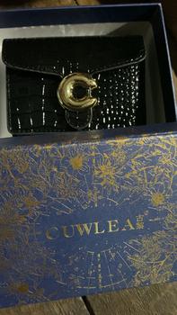 Product Review of 1007-2. Ví cầm tay da thật SMILE FOCUS dập vân da cá sấu sang trọng. Ví đựng thẻ Full box from Đ** L** M** 0