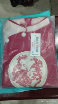 Product Review of Áo dài cách tân thêu Rồng cho bé trai, áo cách tân cho bé chất liệu nhung chéo từ 8-28kg from t**n đ** p** 0