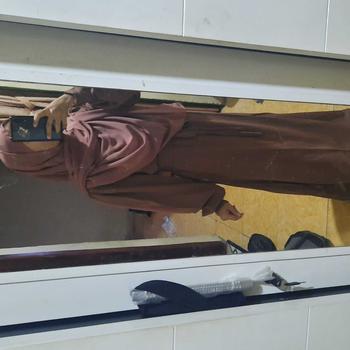 Product Review of gamis allmaira/bahan crinkle airflow premium Polos Muslim Panjang from A**a y** a** 0
