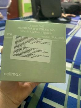Product Review of ￼Miếng toner CELIMAX Cica BHA Blemish Toner Pad 125ml chiết xuất rau má tẩy tế bào chết (60 miếng) Tẩy tế bào chết Hyaluronic Acid Tẩy tế bào chết Hyaluronic Acid   Skincare toner  lá toner  pad toner  pad toner  pad from T**n L**n 0