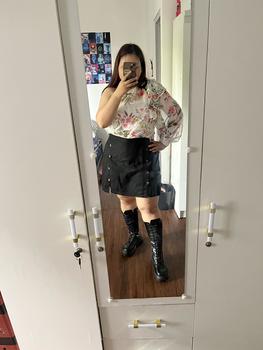 Product Review of PINKEY P052 Sepatu Boots Wanita Sepatu Martin Tinggi Sebetis Shoes from A**a 2