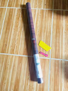 Product Review of สติ๊กเกอร์ลายไม้ สติ๊กเกอร์pvc ติดโต๊ะ ติดผนัง ติดประตู ติดตู้ฯ สามารถติดได้กับพื้นผิวเรียบ กันน้ำ from ข**อ 1