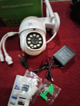 Product Review of cctv OUTDOOR PTZ V380 WITH WIFI ANTI AIR camera kamera Adaptor from m**r 1