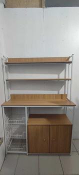 Product Review of Multifunctional movable kitchen storage cabinet kitchen rack storage rack suitable for microwave oven condiment kitchen storage rack storage cabinet kitchen cabinet restaurant side cabinet cabinet floor multi-layer rack sundries rack Organiser from L**h O**e S**p 0