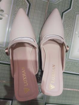 Product Review of Sục Mũi Nhọn Quai Ngang Cao 5cm Và 7cm Thon Gọn Chuẩn Size Chất Da Bóng Mềm Êm DéP Nữ Jean Shoes Guốc GiàY Women from L** 0