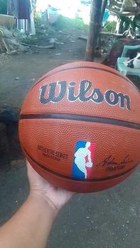 Product Review of Wilson Basketball Size 7 Moisture Absorption and Non-Slip Rubber Indoor and Outdoo freebiesr Color Logo from s**c 3