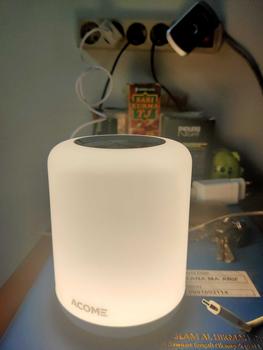 Product Review of 【BISA COD】ACOME IOT Lampu Smart Lembut Melindungi Mata Multicolor 16 Juta Warna Cold Light Warm Light RGB Light Lampu Tidur Pintar Lampu from Z**s 1