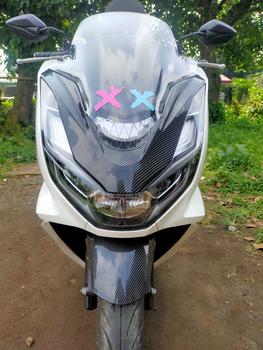 Product Review of Personalized Scary Scooter Car Body Decals / 3 Sizes Motorcycle Waterproof Devil Sticker / Smiling Demon Reflective PVC Car Sticker / Automobile Styling Accessories  Eyes devil smiley face personality stickers creative motorcycle electric from E** 0