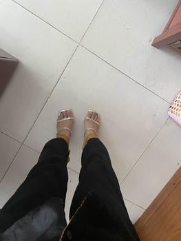 Product Review of Giày cao gót quai đá hai dây gót 7 phân mã T40 from Z**️ 0