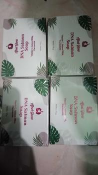 Product Review of [2 PCS ]SABUN GLOWING DNA SALMON AFEELGLOW Soap from m**🥰 1