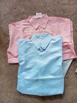 Product Review of เสื้อเชิ๊ตคอปกแขนสั้นสีพื้น G002 (+เพิ่ม 2  ไชร์ ) ผู้ชาย Man from s**n 1