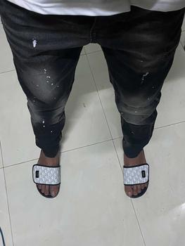 Product Review of QUẦN JEANS XÁM NAM DÀI 4 CÚC VẨY SƠN ĐI VIỀN TRẮNG SỌC NỔI 1 BÊN THỜI TRANG CÁ TÍNH   Menswear Denim Pants Có Túi from H**g D** ** 0