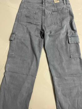 Product Review of Highwaist Jeans Cargo Loose Hangover Vol.2 - Celana Cargo Jeans Premium Tebal Kekinian Wanita Panjang Cewek Denim from a**h 1