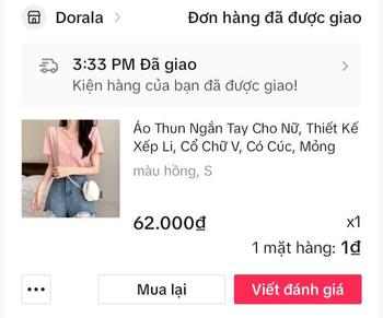 Product Review of Áo Thun Ngắn Tay Cho Nữ, Thiết Kế Xếp Li, Cổ Chữ V, Có Cúc, Mỏng from T**u 0