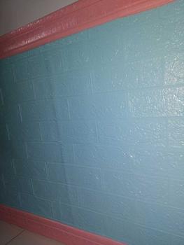 Product Review of Wallpaper Dinding FOAM Timbul 3D Bata Putih CLASSIC BRICK 70 x 77 cm best seller kertas stiker from T**0 1