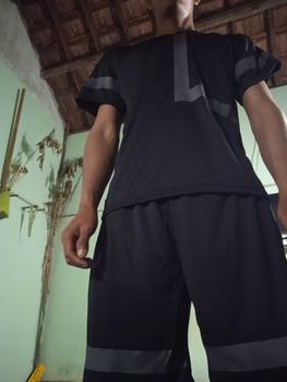 Product Review of Bộ quần áo thể thao nam in chữ L thun lạnh co dãn thấm hút mồ tốt Menswear from m**8 0