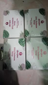 Product Review of [2 PCS ]SABUN GLOWING DNA SALMON AFEELGLOW Soap from m**🥰 0
