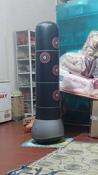 Product Review of { Có Bơm Máy } Bao Trụ Đấm Bốc Tự Cân Bằng Người Lớn, Trẻ Em from u**2 0