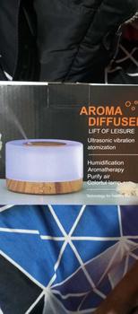 Product Review of 500ML 7 LED Aromatherapy Humidifier with Essential oil Ultrasonic Diffuser Air Freshener Mist For Home Office Room Decoration Essential Oil Freebie Livestream Only from J**u 1