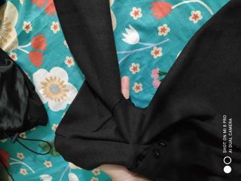Product Review of Áo thun dài tay xẻ cúc chất thun gân Hàn dày mịn co giãn lót cotton Coolme Nữ Top from N**1 1