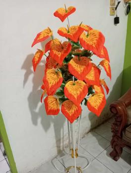 Product Review of Bunga HIAS Sudut Calalily BUNGA aron panda //bunga anthurium[COD] Dekorasi - from ** 2