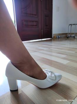 Product Review of Giày Cao Gót 3p Da Bóng Sai 35-42 Fom Chuẩn Đế Cao Su Chống Trơn - Shoes Jean from C** L** V**n 3