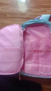 Product Review of กระเป๋าเป้กันน้ำกระเป๋านักเรียนขนาดใหญ่สำหรับนักเรียนชั้นประถมศึกษาตุ๊กตากระต่ายน่ารักสไตล์เกาหลีสีมาการองน่ารัก from อ**์ ม** 2