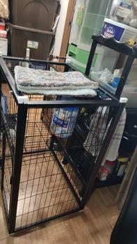 Product Review of 【5.5 Double Day Sale】Large Cat Cage Large 2 3 Levels 4 Levels Pets Cages Cat House Indoor Dog Cage Villa Platform Cat House from a**9 2