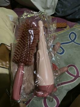 Product Review of Sikat Botol Susu Bayi 3 in 1 Pembersih Alat Dot Balita Portable Biru & Pink RS-005-Biru/Pink - Bottle Cuci Brush from Q**e 1