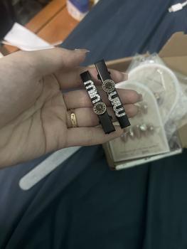 Product Review of NO.5 Móng tay giả kim cương lấp lánh ngắn nailbox from p**y 1