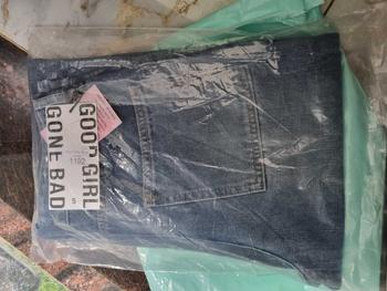 Product Review of ( S - XL ) Jeans cạp cao túi hộp trơn 2 màu nhạt đậm 1192 from T**Y T**N 1