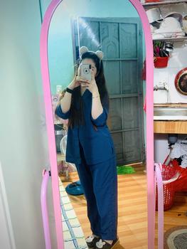Product Review of Pháp Phục Tín Như La Hán Xanh Đá (Tặng Quà Xinh chuỗi vòng hạt) - Mẫu Đồ Lam Đi Chùa Hot trend hiện nay Nam Menswear from L** l** 0