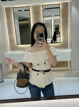 Product Review of Áo Peplum Trễ Vai Dự Tiệc Phối Hai Túi Nắp BBSTORE'S - A2402 Nữ Women from n**7 0