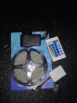 Product Review of PPlus Lampu Led Strip RGB Warna warni 2835 Waterproof Komplit set Adaptor  Remote 5M   lampu kamar aestheticlampu led kamar lampu led kamar alat alat kamar jadi estetikpromo elektronik termurahlampu ledlampu  aestheticlampu kamar tidur biru hijau Merah from !** 1