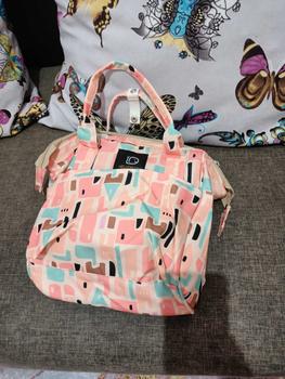 Product Review of LAKOE Tas Bayi Multifungsi diaper bag / tas Perlengkapan bayi pink bags Biru from u**0 0