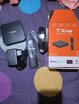 Product Review of TV BOX 4K TX-98 กล่องแอนดรอยด์ทีวี Android TV รองรับภาษาไทย รองรับ Google Assistant กล่องรับสัญญา ทีวี รองรับ การควบคุมด้วยเสียง 16G+256GB รองรับ Bluetooth5.0 WIFI/โทรศัพท์มือถือ WiFi รถก็ใช้ได้  Disney hotstar TikTok YouTube Netflix from A** 1