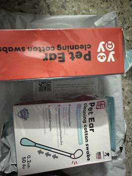 Product Review of yoyopet : 2in1 Cotton Bud สำลีก้านสัตว์เลี้ยง คอตตอนบัดสุนัข แมว ดูแลช่องหู บรรจุ 50 ก้าน สินค้าพร้อมส่ง from T**a 0