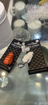 Product Review of Mồi câu lure nhái hơi TNQ T1 (8g-Nổi) và T3 (13g-Lửng,chìm) - T2 (18G - chìm) câu lóc, sộp, trê, lăng, nheo TNQ LURES TOÁN NHÀ QUÊ Đi Câu Fishing  Bắt Cá Câu Cá Nam from T** R**w ** 0
