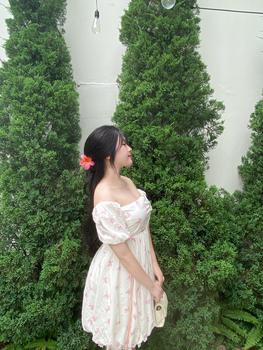 Product Review of Đầm Bí Họa Tiết Nơ Hồng - Sana Mochi Dress (Ảnh thật Chérii chụp) from T** 0