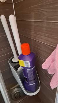 Product Review of Bộ cọ bồn cầu, bàn chải nhà vệ sinh, cây chà nhà vệ sinh silicon và hộp đựng treo tường from K** T**o N**n 8** 0