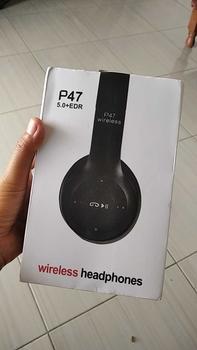 Product Review of HEADSET EARPHONE P47 HANDPHONE WIRELESS BLUETOOTH Bass Sporty from M**_ 1