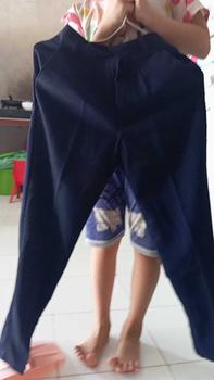 Product Review of quần tây học sinh có 2 màu xanh đen và đen  Women Bo Chun Pants from D** H** 8** 0
