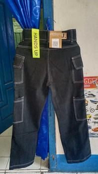 Product Review of HANDS UP - JINISO Cargo Baggy Celana Jeans Wanita Highwaist from S**l 1