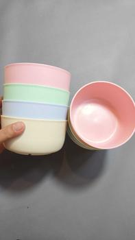 Product Review of (4 IN 1) Mangkok Set Wheat Straw 4pcs / Mangkuk Makan Bowl Warna Warni Baby Bowl Wheat Bowl/Set Mangkuk Keluarga Merah from 𝚗**𝚎 1