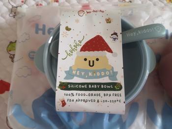 Product Review of Hey Kiddo : Baby Bowl with Lid ชุดถ้วยซิลิโคนทานอาหาร พร้อมฝาปิด แถมช้อนชุด จุ 400ml. อุปกรณ์ กิน ถวย ข้าว from M**n 0