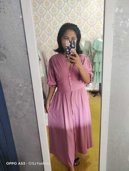 Product Review of Atasan Rayon Top Sabrina Baju Atasan Serut Top Atasan 3/4 Busui Karet from n**6 1