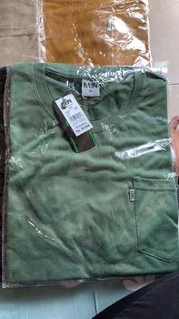 Product Review of (Paket isi 4 Pcs) Kaos Pocket Saku MBN Pria Wanita Fashion Army Cream Distro Hitam Katun from N**🦋 1