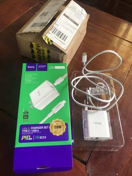 Product Review of [Bảo hành 12 tháng] Sạc nhanh PD20W cho iP, bộ sạc C80 đến từ thương hiệu Hoco, Củ sạc nhanh 2 cổng Type C PD20W và USB QC3.0 18W [ Bảo Hành 12 tháng 1 đổi 1 ] - SHIN STORE from M**h H**n 0